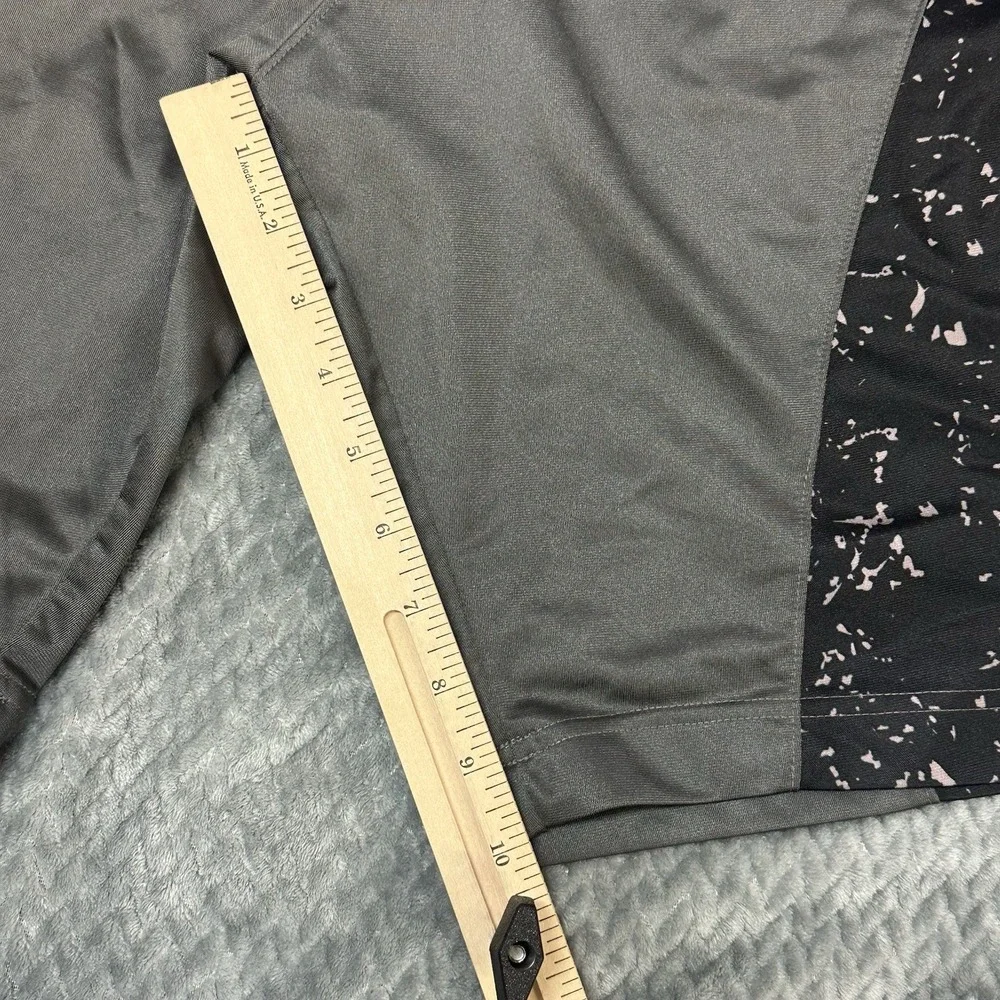 Jordan Shorts Son of Mars‎ Mens Small Jumpman Gray Maroon Silky Shiny Basketball